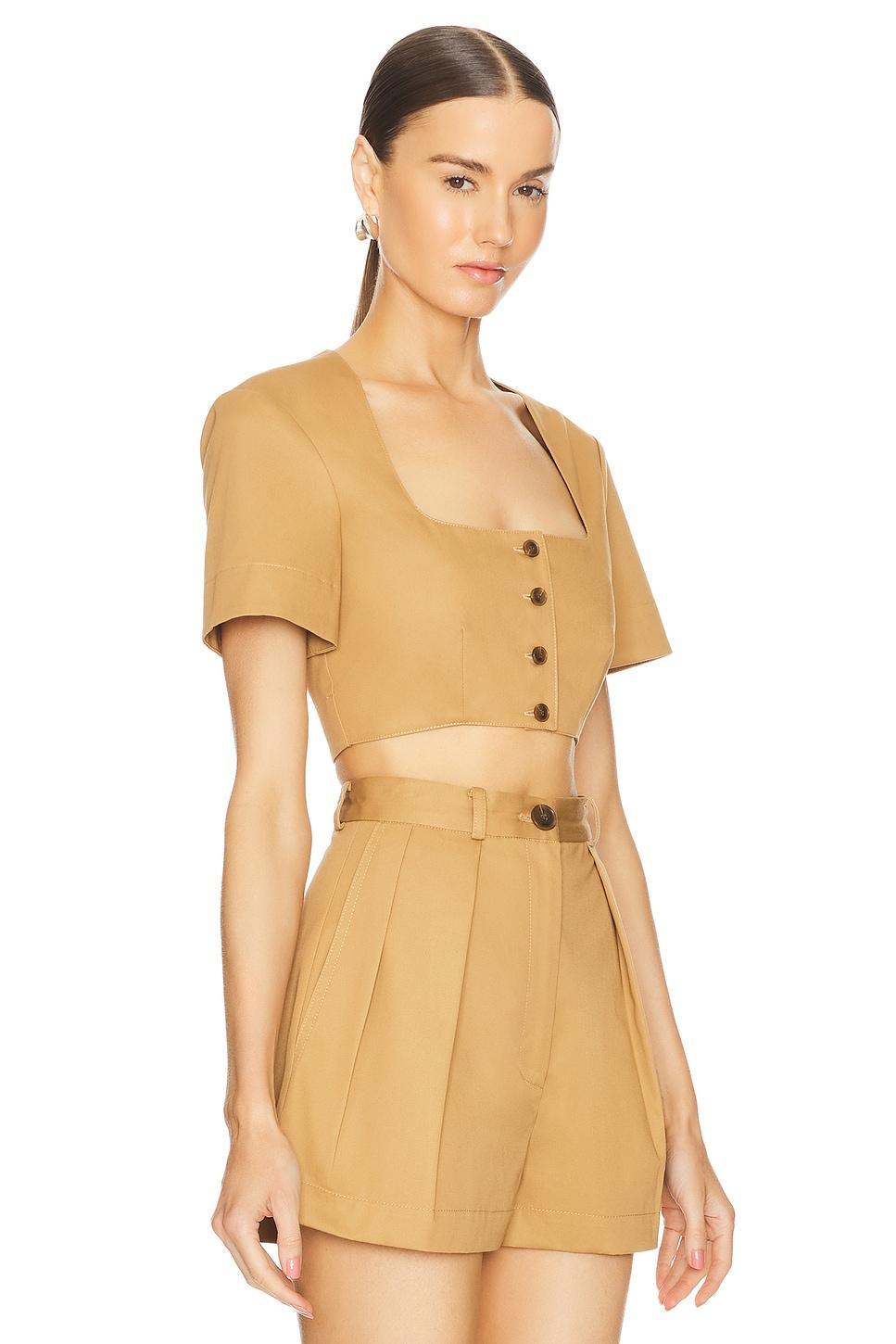 Apron Crop Top MATTHEW BRUCH Product Image