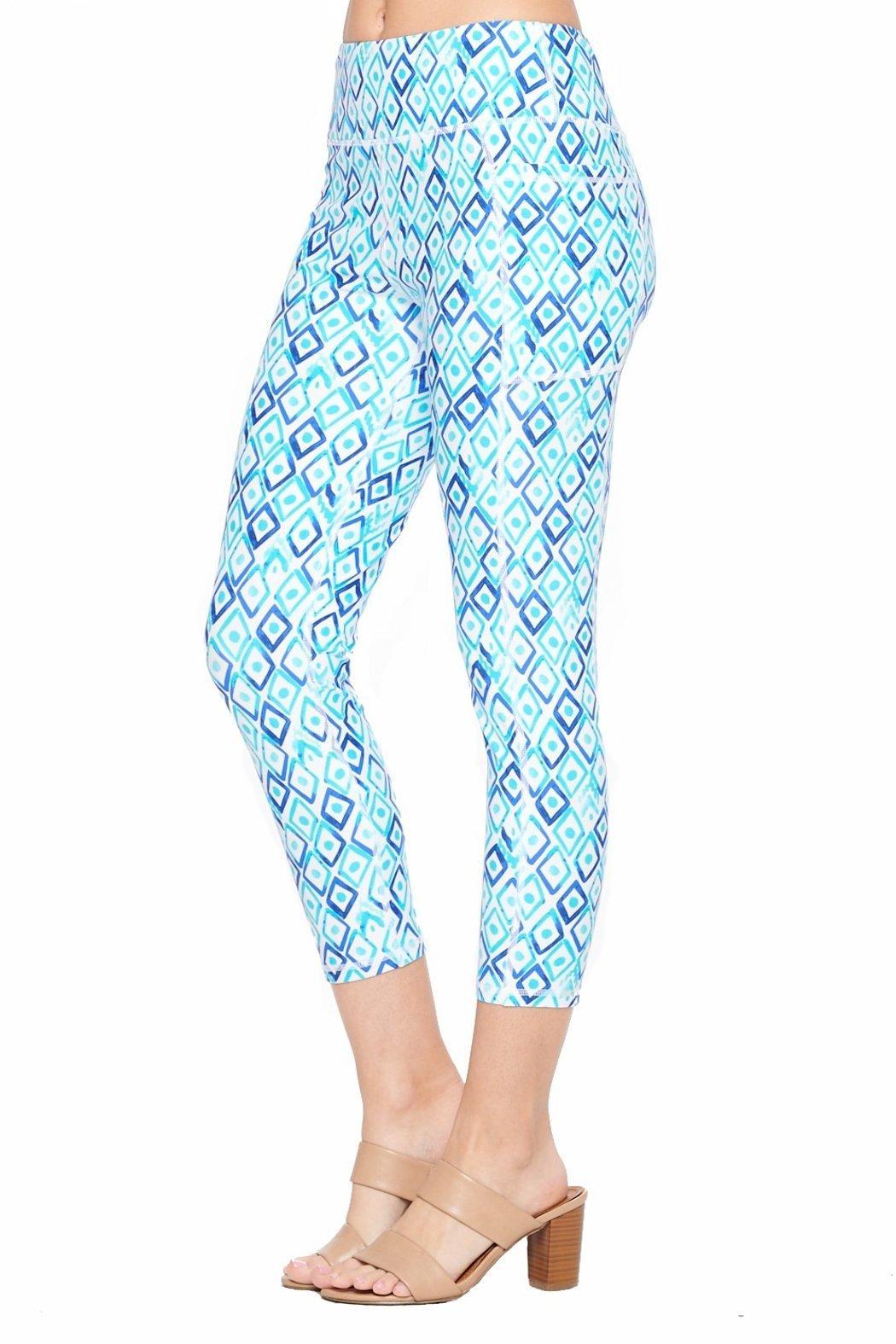 Navy/blue Cropped Legging Product Image