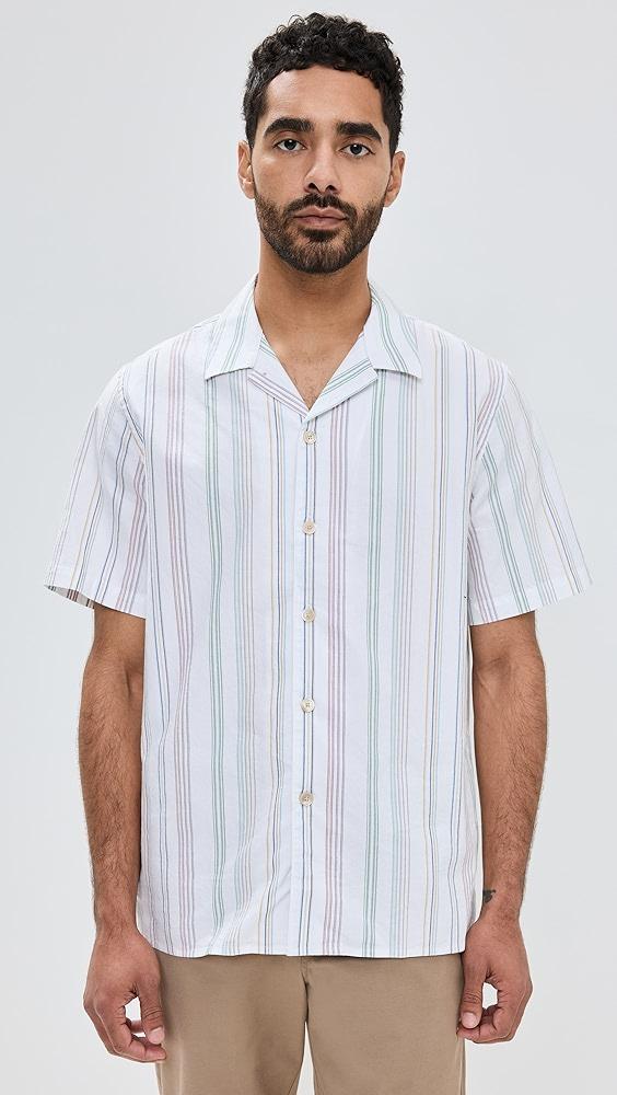 PS Paul Smith Striped Short Sleeve Shirt | Shopbop Product Image