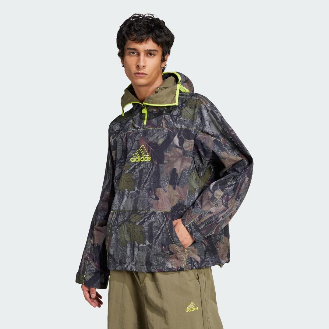 adidas Camo Jacket Alumina L Mens Product Image