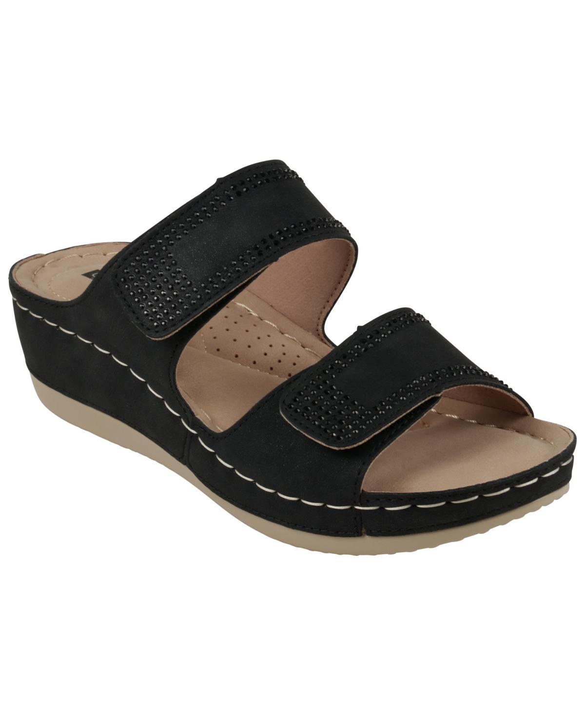Gc Shoes Womens Rea Embellished Wedge Sandals Product Image
