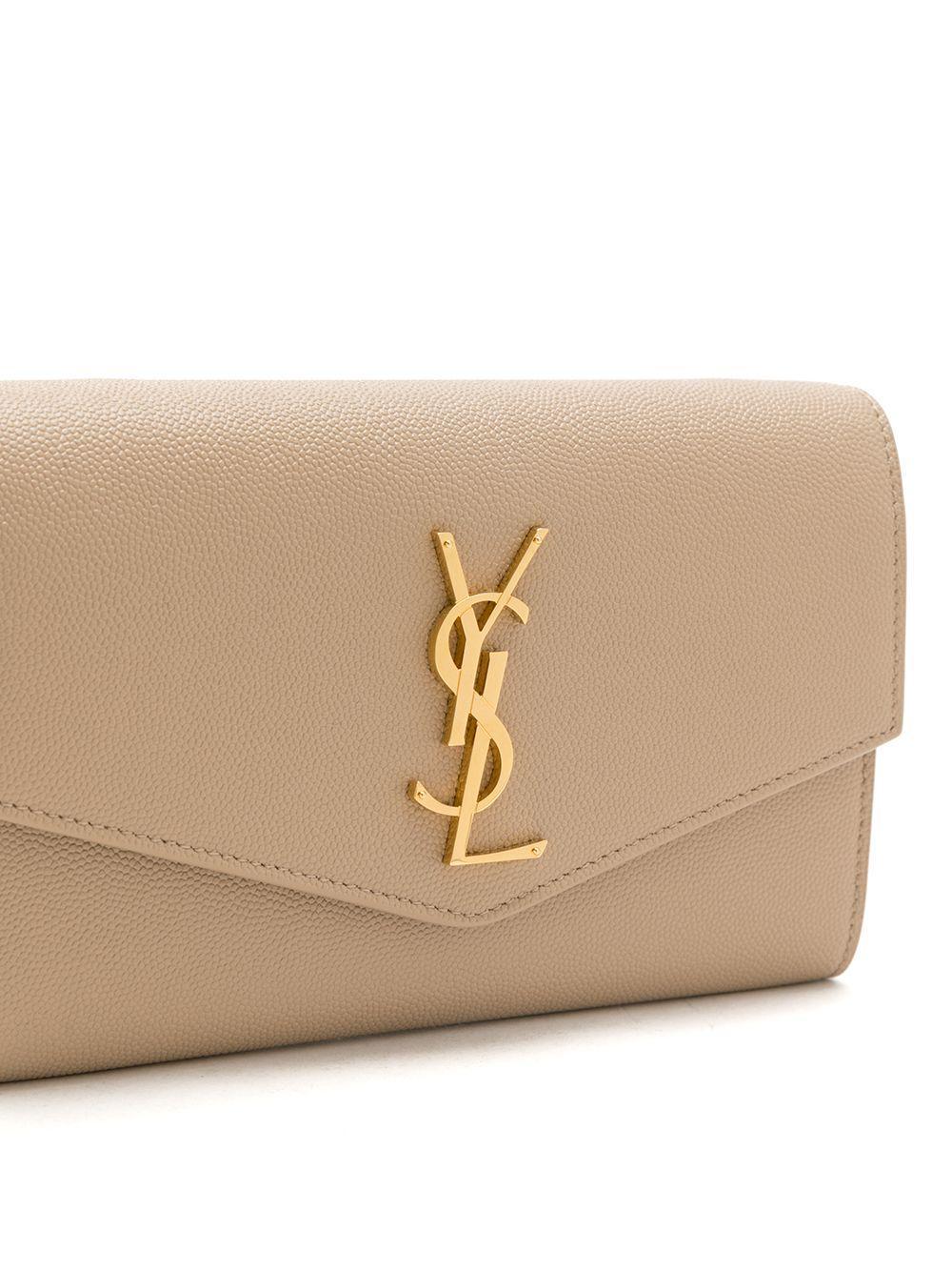 Uptown envelope leather clutch bag Product Image