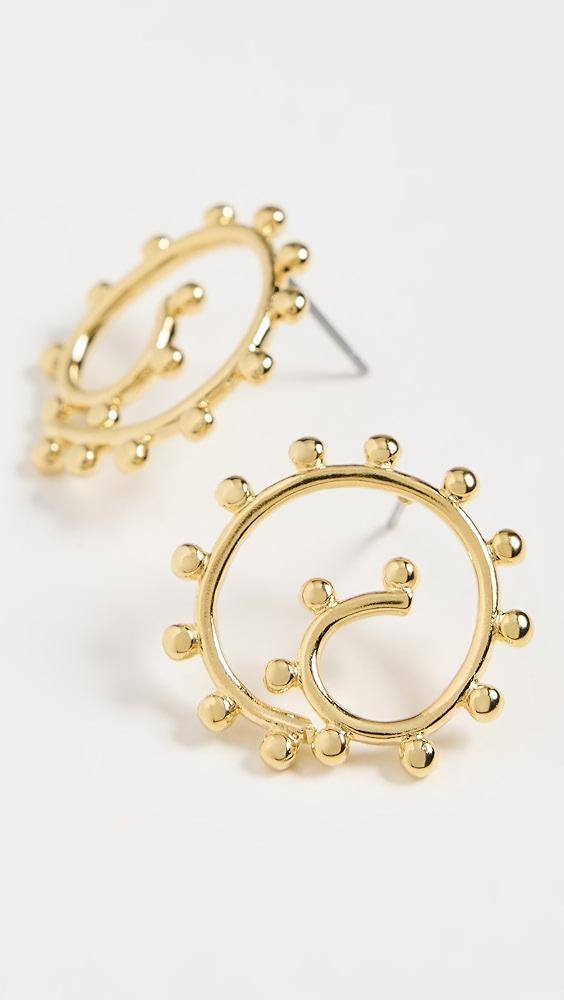 Brinker + Eliza Curl Earrings | Shopbop Product Image
