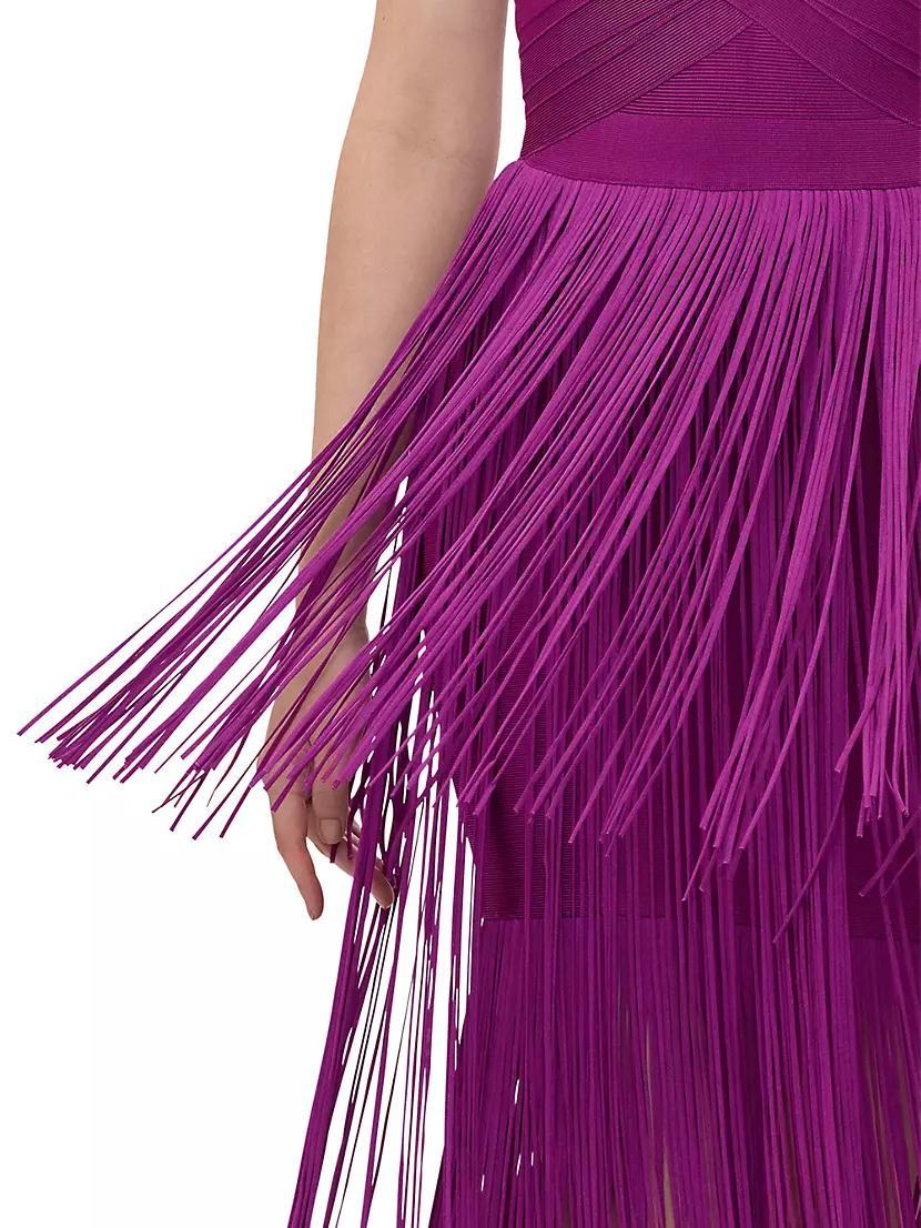 The Blanca Fringe Gown Product Image