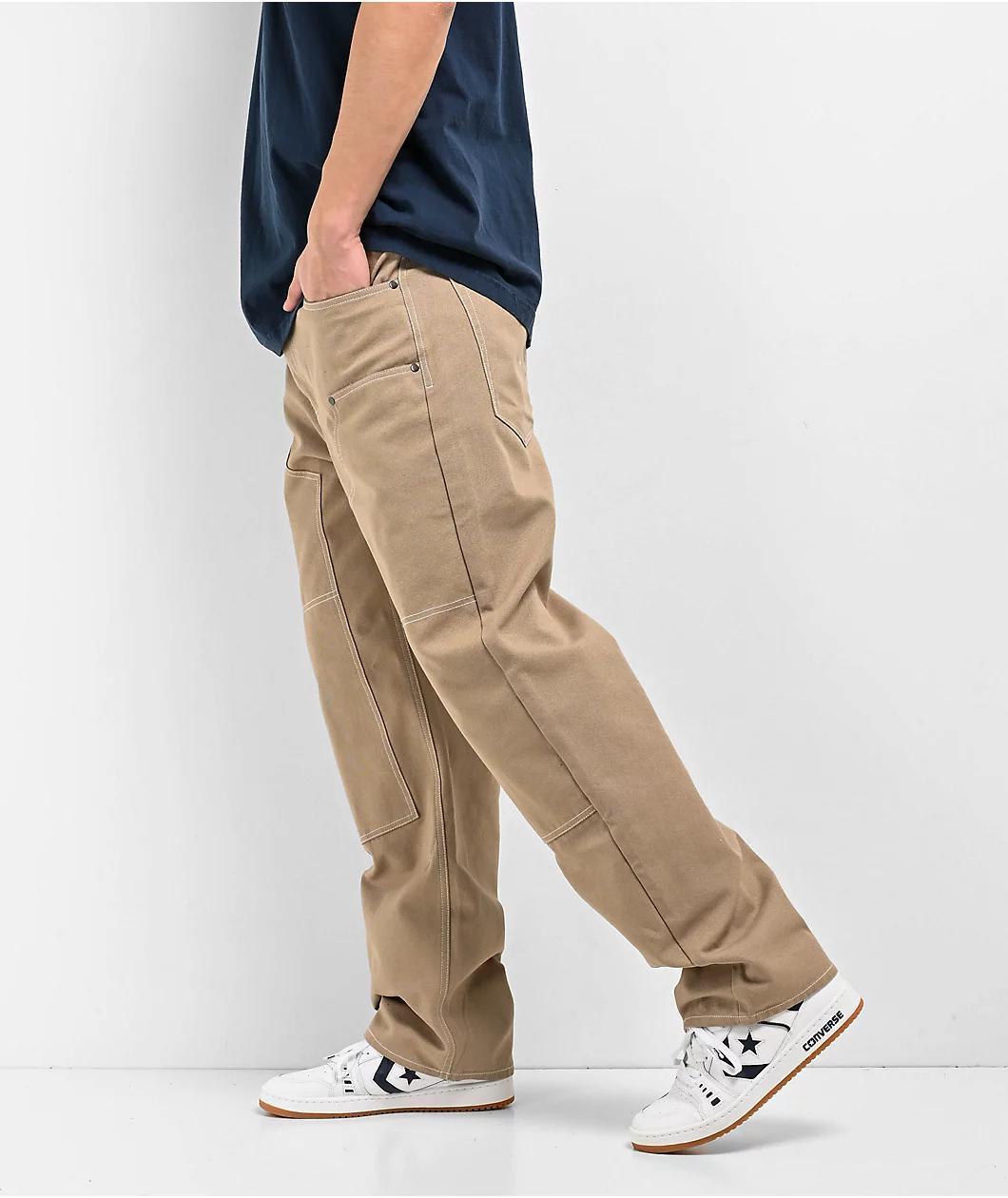 Empyre Double Knee Khaki Canvas Skate Pants Product Image