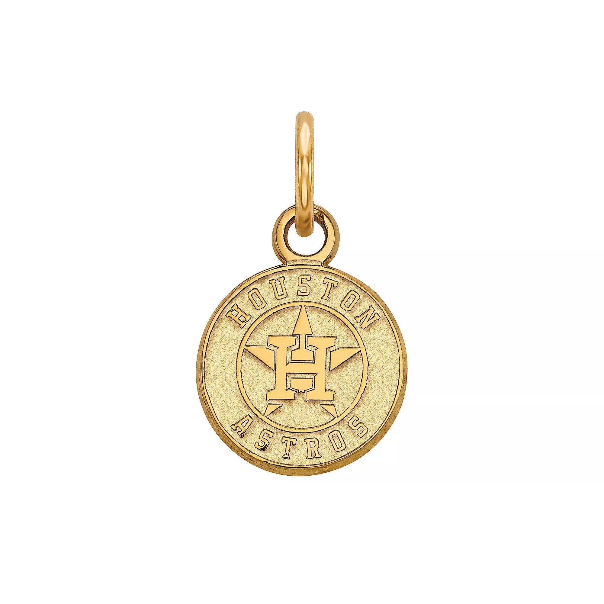 LogoArt Sterling Silver Houston Astros Pendant, Women's, Size: 15 mm Product Image