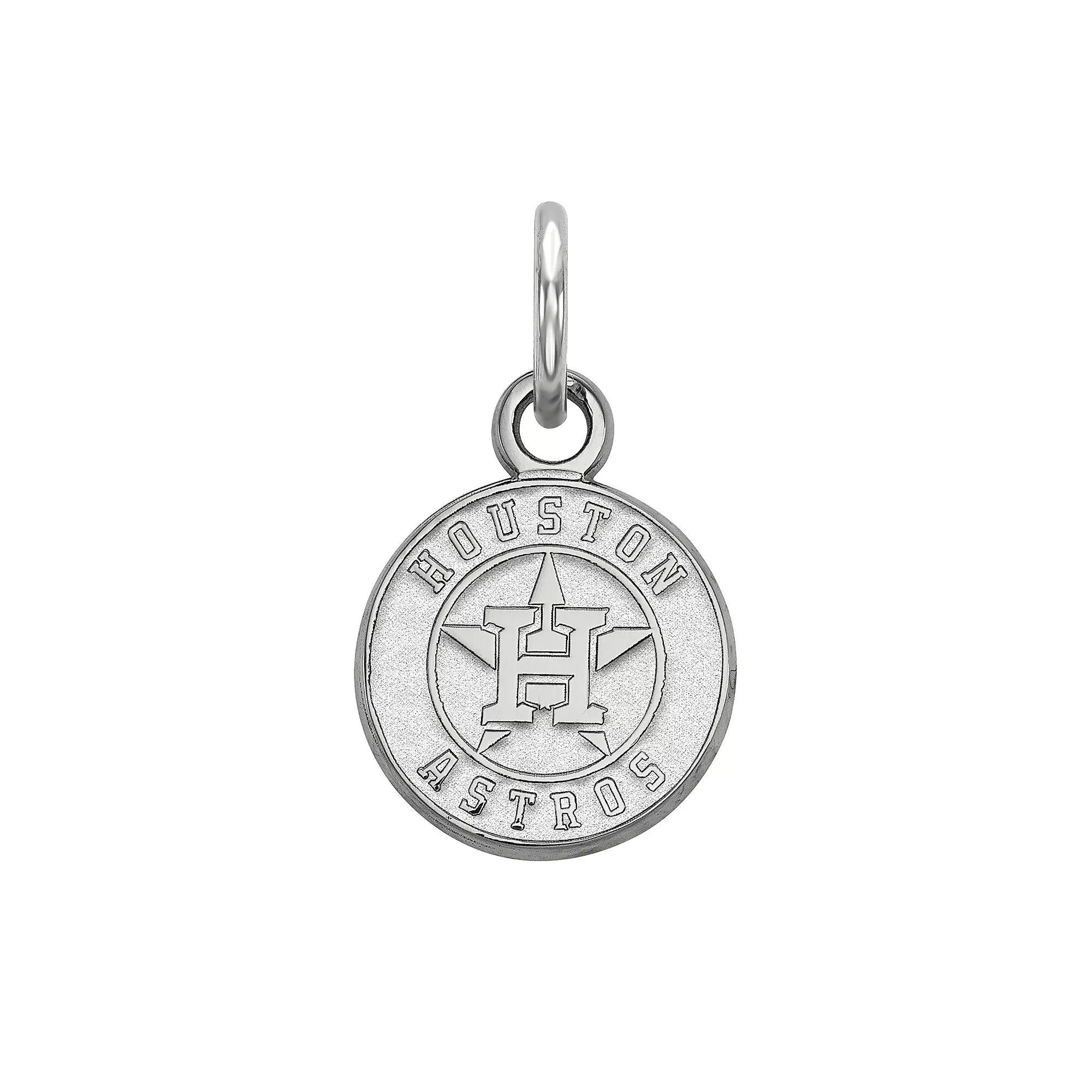 LogoArt Sterling Silver Houston Astros Pendant, Women's, Size: 15 mm Product Image