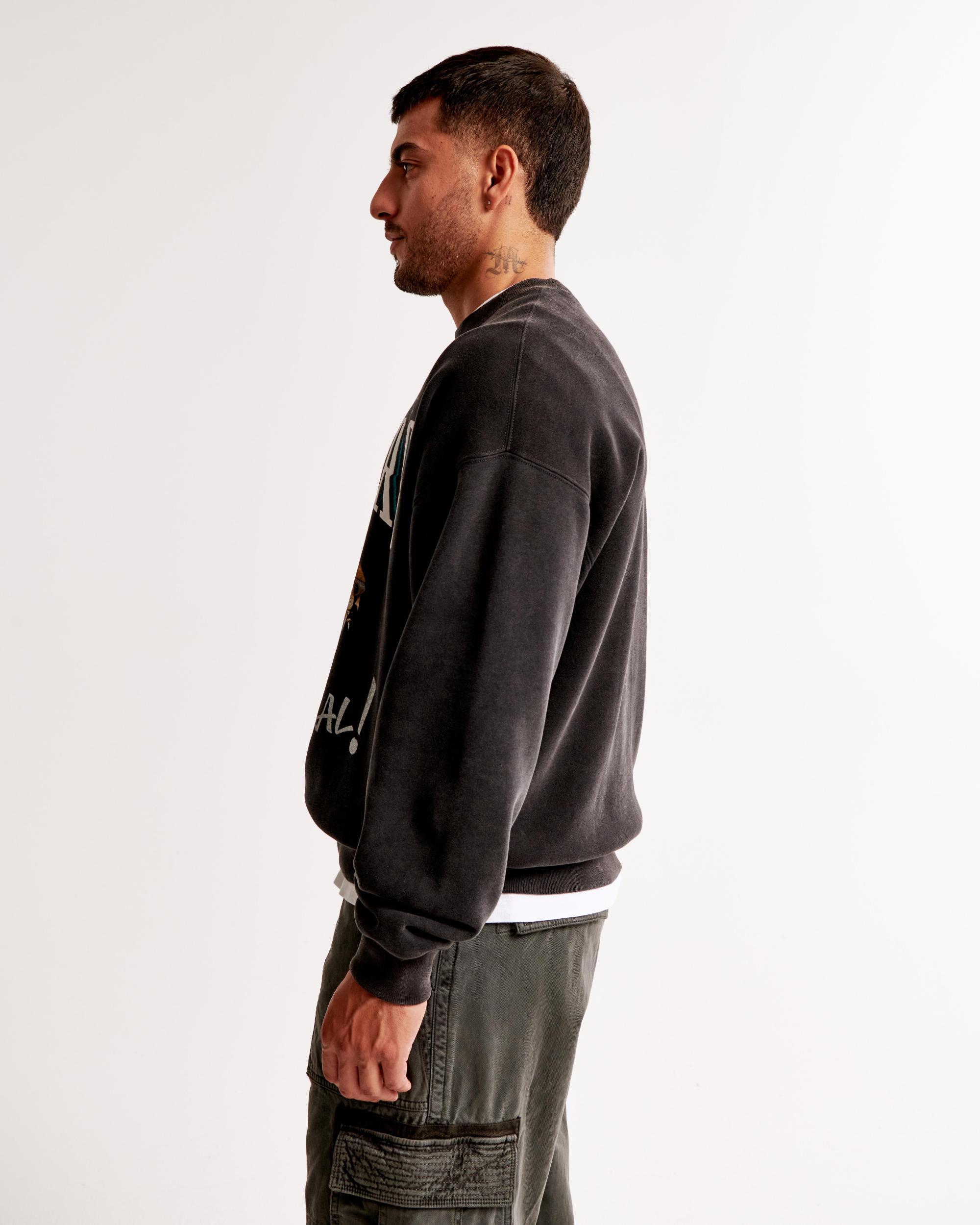 Minnesota Vikings Graphic Crew Sweatshirt Product Image
