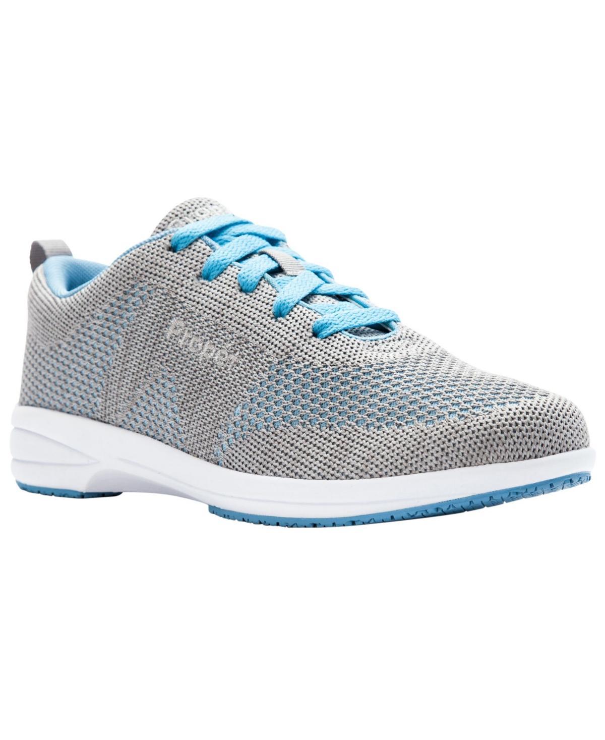 Propet Washable Walker Evolution (Grey/Pink) Women's Shoes Product Image
