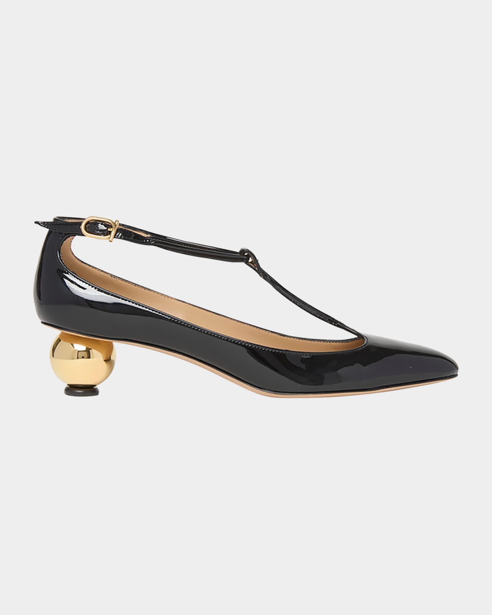 Tania Patent T-Strap Pumps Product Image