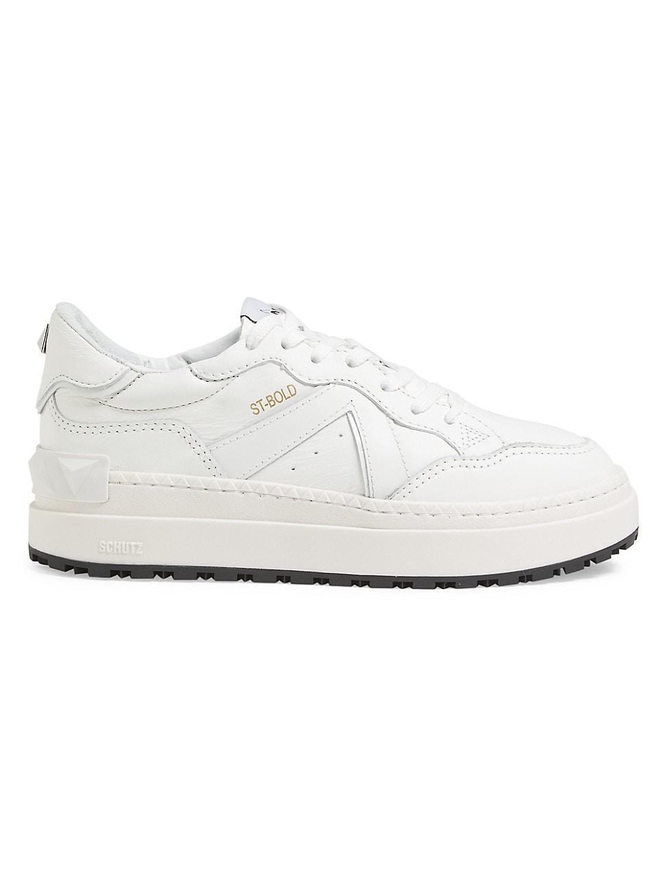 Leather Low-Top Sneakers Product Image