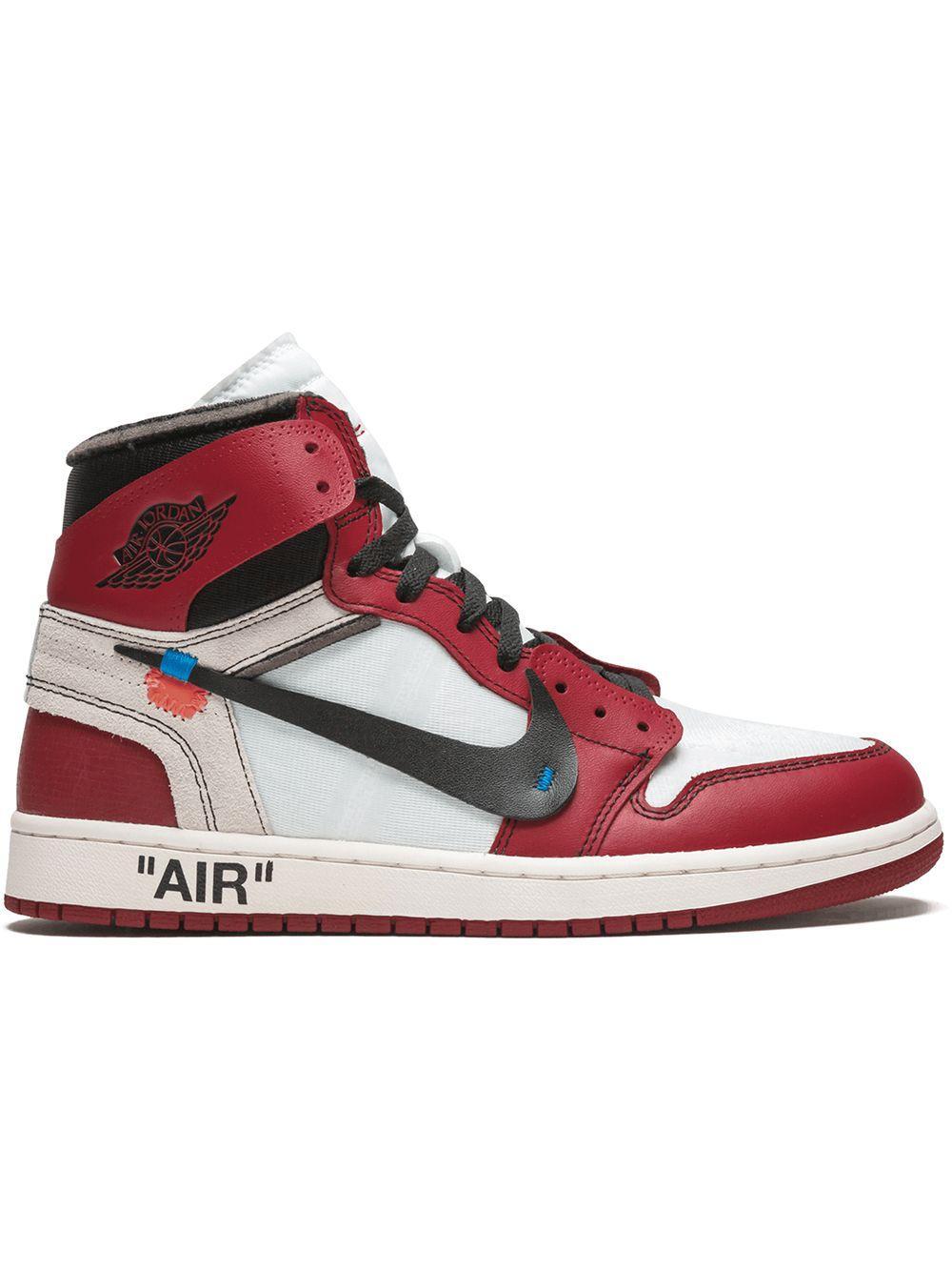 x Off-White The 10: Air Jordan 1 "Chicago" sneakers Product Image