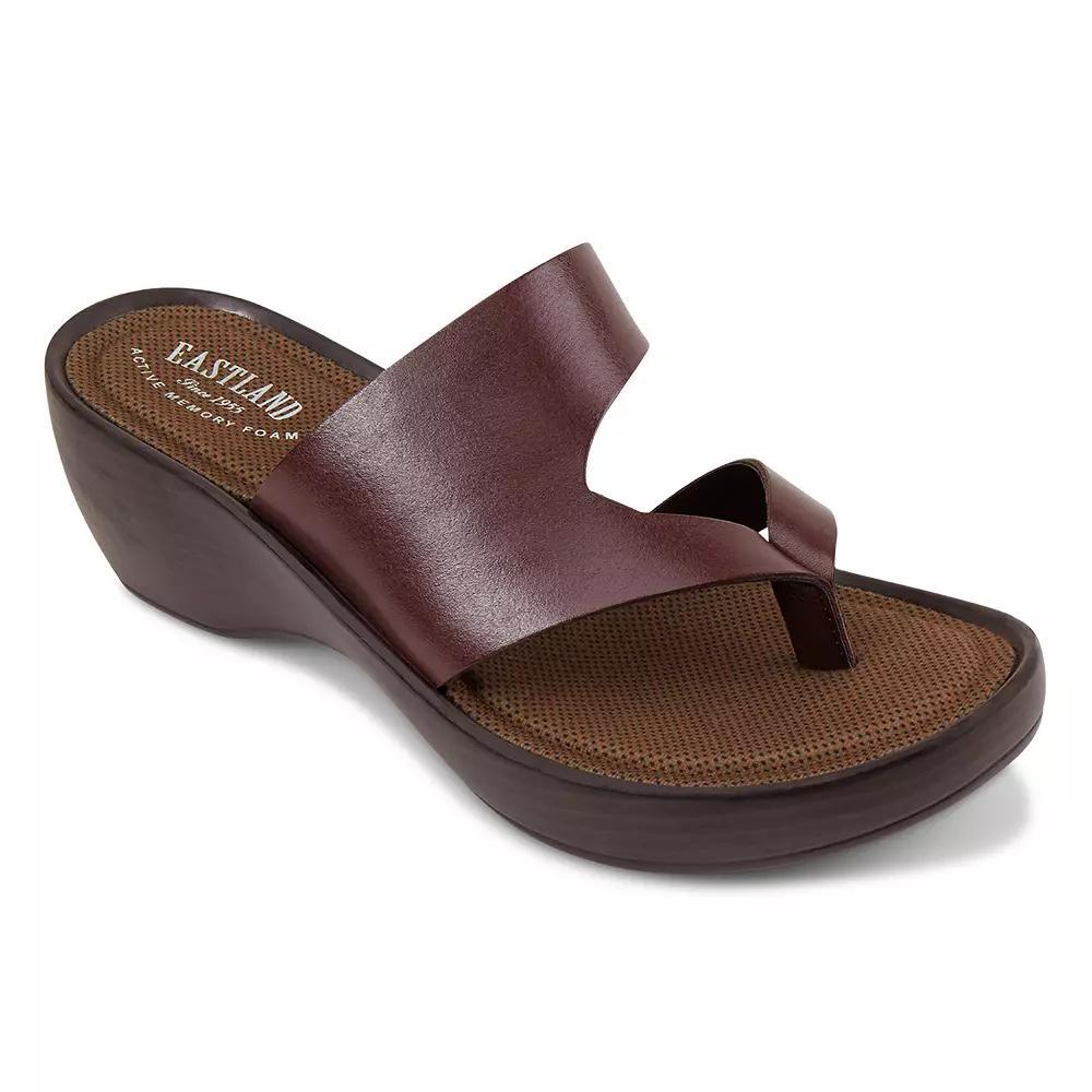 Eastland Laurel Womens Leather Thong Sandals Product Image