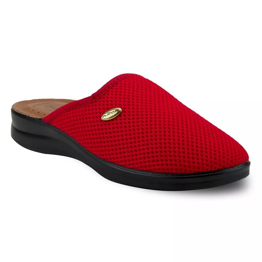 Flexus by Spring Step Women's Scuff Slippers, Size: 36, Red Product Image