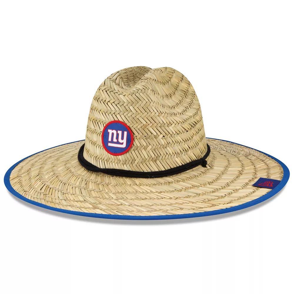 Men's New Era Natural New York Giants 2020 NFL Summer Sideline Official Straw Hat, Beige Product Image