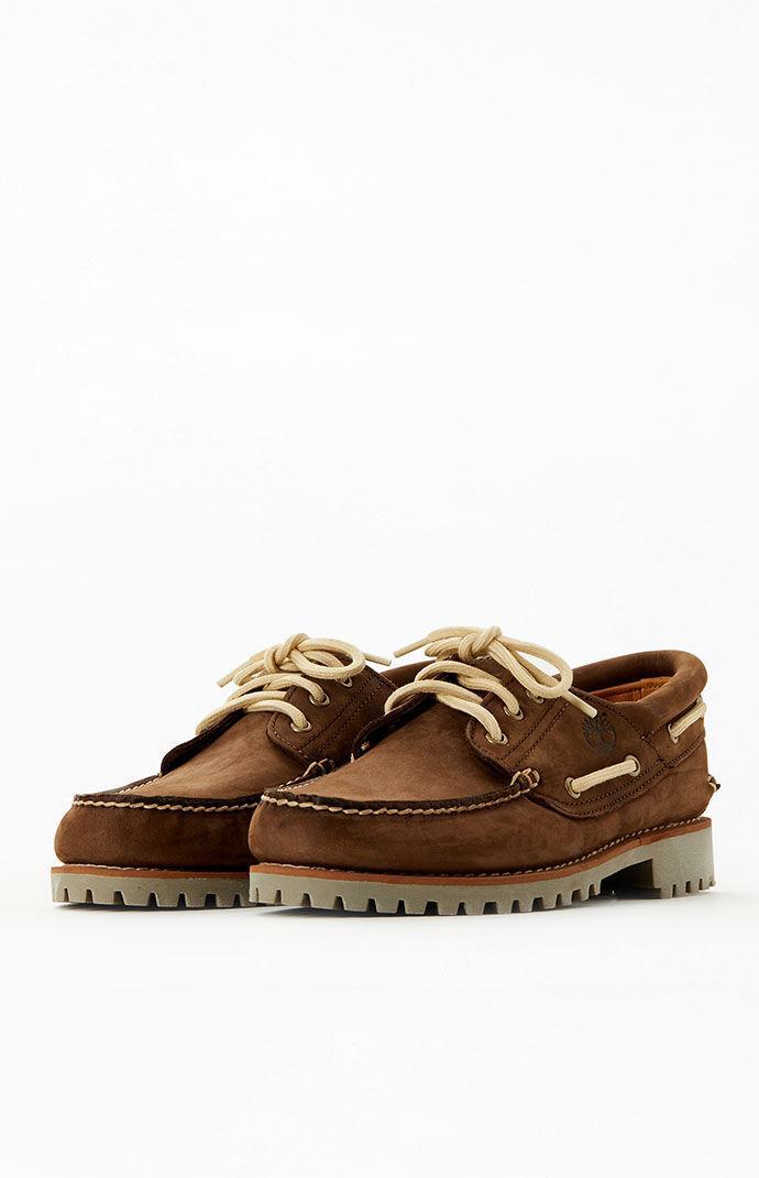 Timberland Mens Classic 3-Eye Lug Handsewn Boat Shoes Product Image