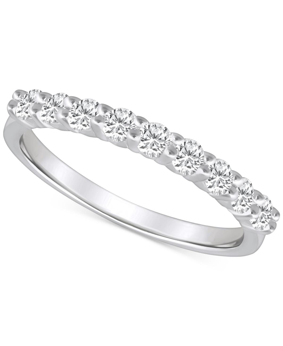 Alyson Layne 14k Gold 1/2 Carat T.W. Diamond 9-Stone Wedding Band, Women's, Size: 5.50, Yellow Product Image