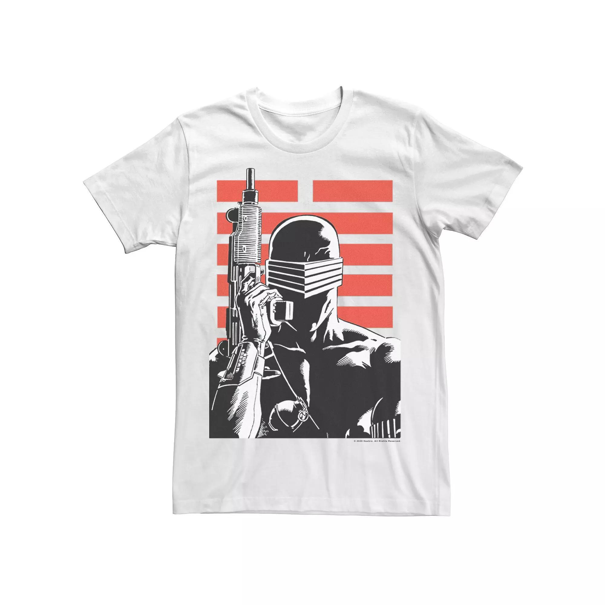 Men's G.I. Joe Snake Eyes Portrait Tee, Size: 3XL, White Product Image