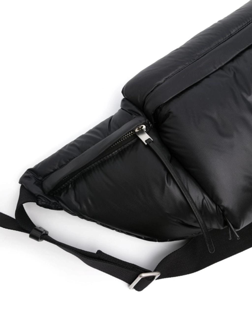 JIL SANDER Logo-print Padded Belt Bag In Black Product Image