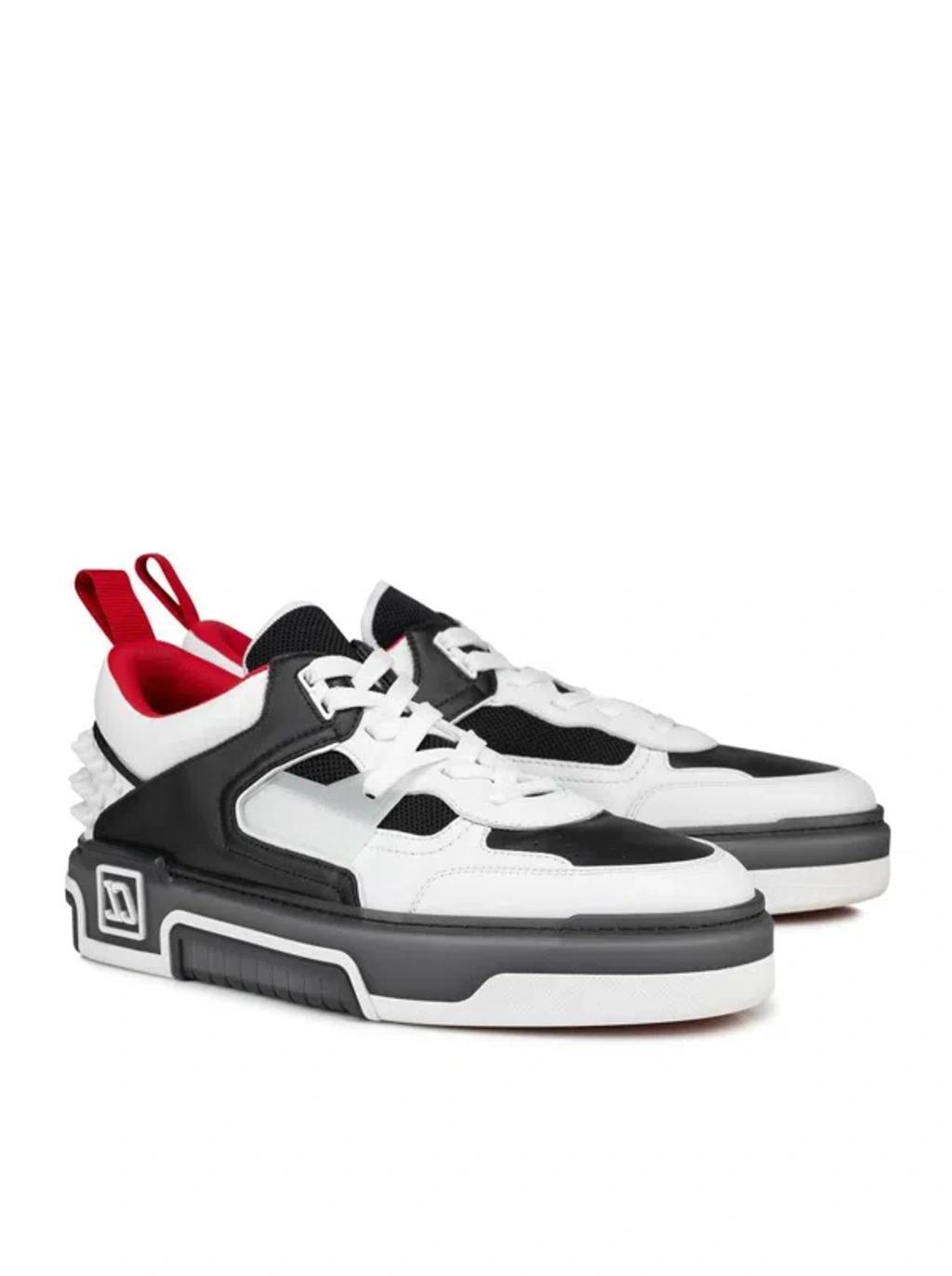 CHRISTIAN LOUBOUTIN Astroloubi Flat Sneakers In White Product Image