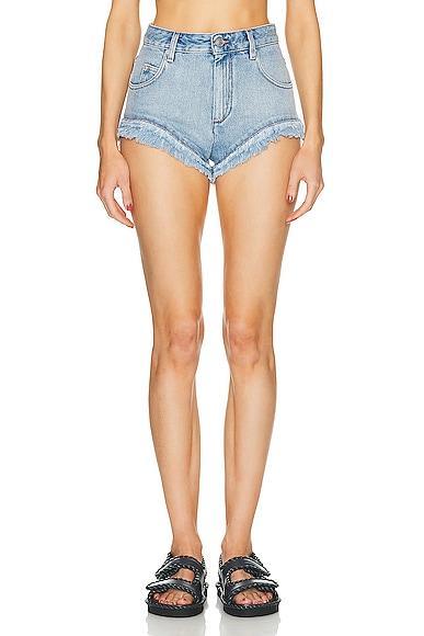 Isabel Marant Eneidao Short in Blue Product Image