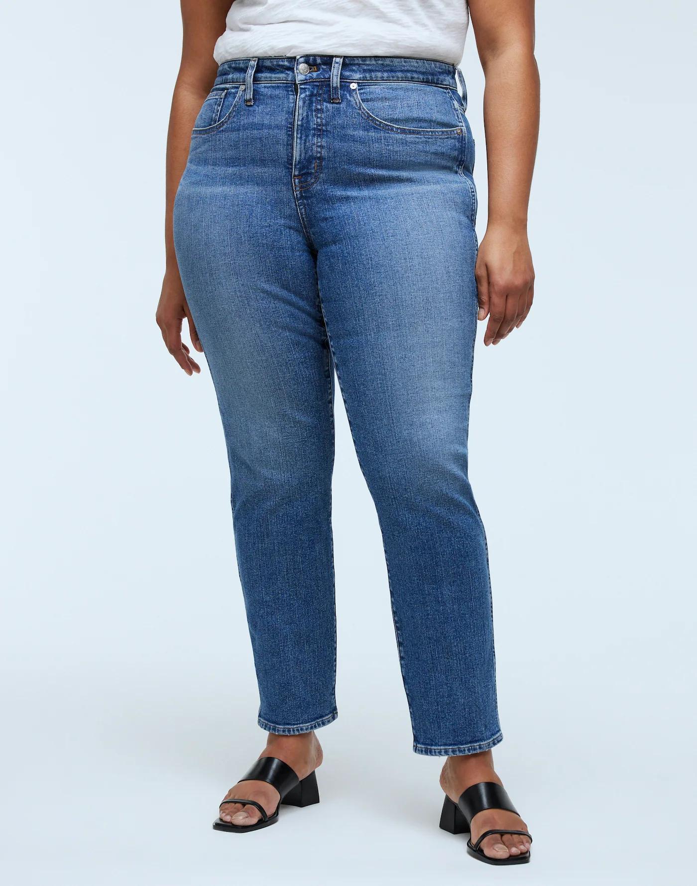 The Plus Curvy Stovepipe Jeans Product Image
