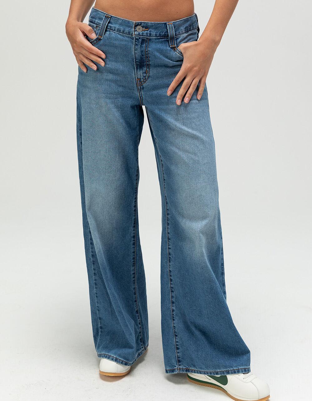 LEVI'S '94 Baggy Womens Wide Leg Jeans - Cool Vertical - MEDIUM INDIGO Product Image