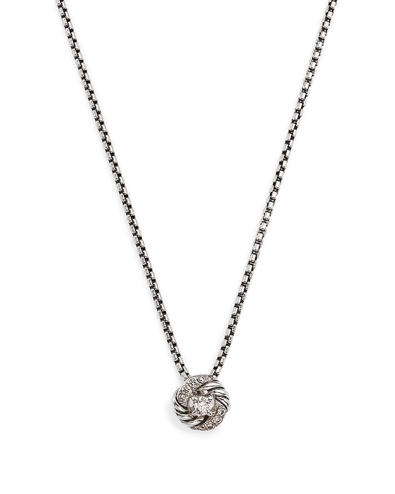 Petite Pave Infinity Pendant Necklace with Diamonds Product Image