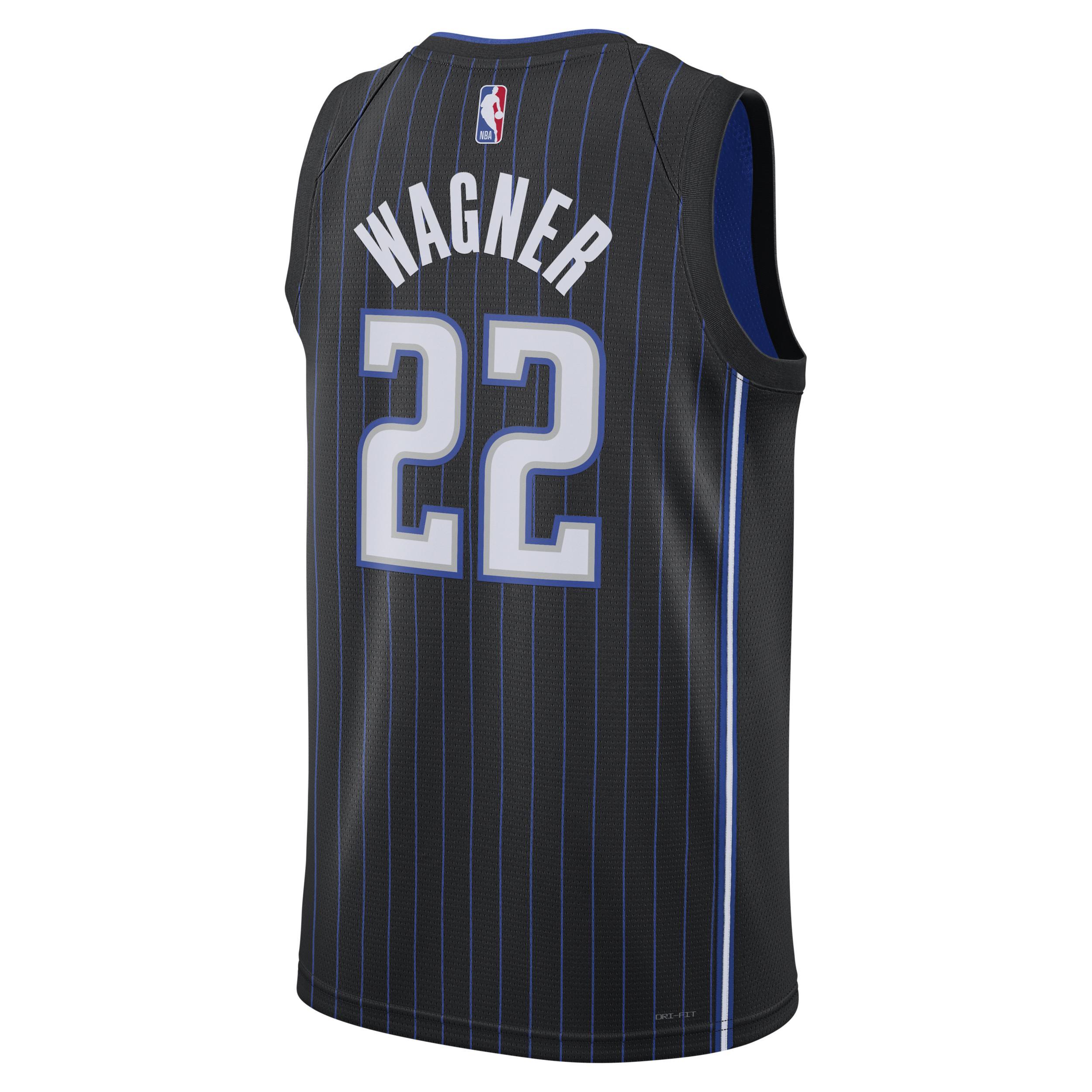Unisex Nike Franz Wagner Black Orlando Magic Swingman Jersey - Association Edition, Adult Unisex Product Image