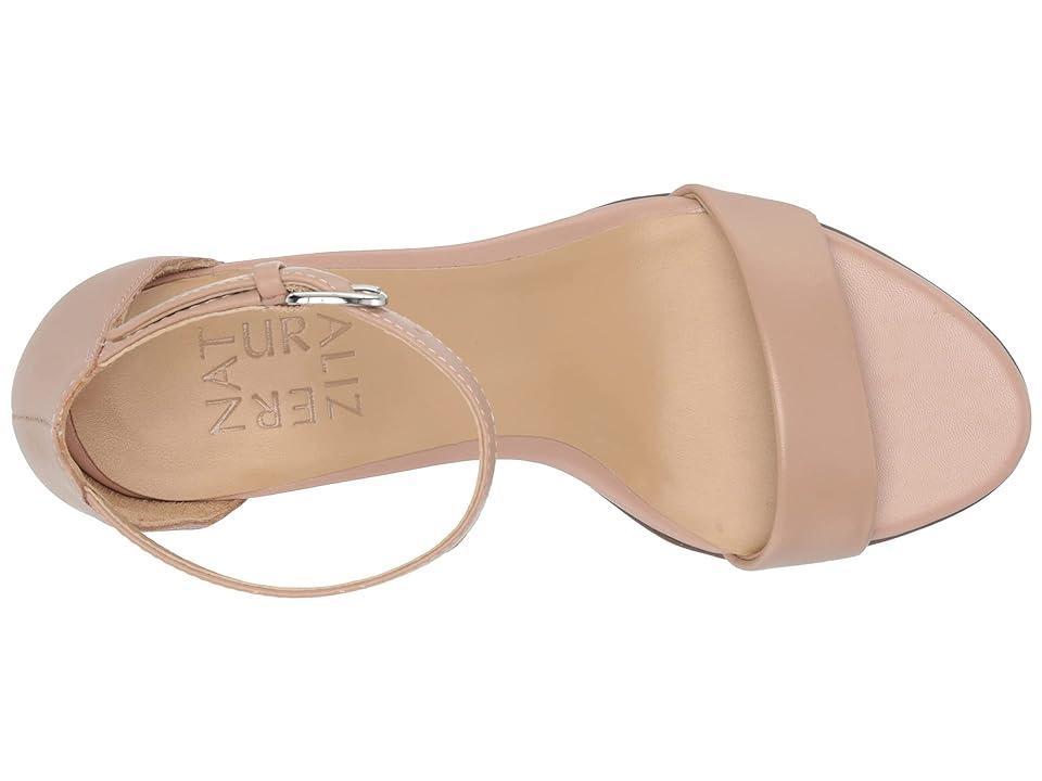 Naturalizer Vera Leather Ankle Strap Block Heel Dress Sandals Product Image