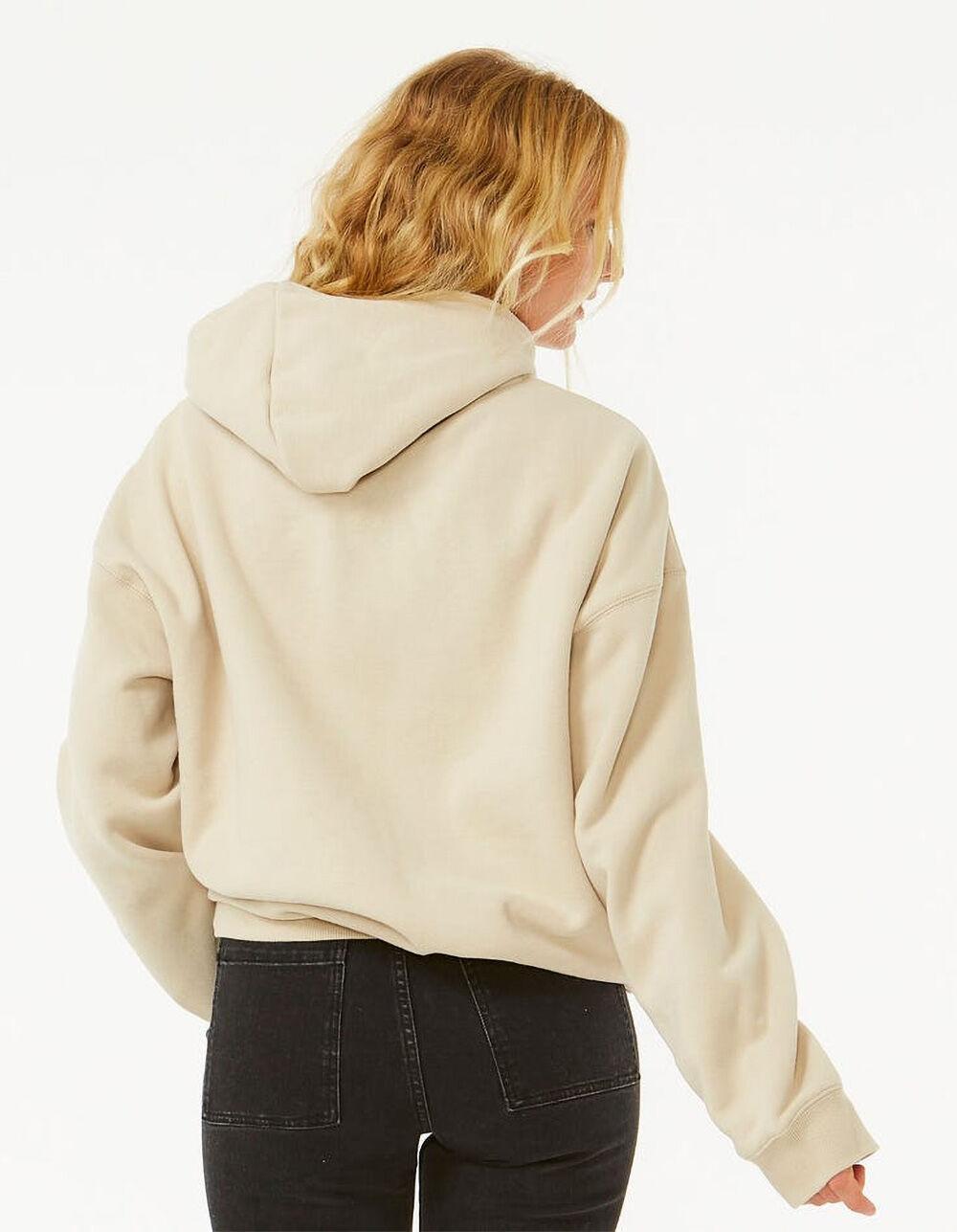 RIP CURL Varsity Womens Hoodie - NATURAL Product Image