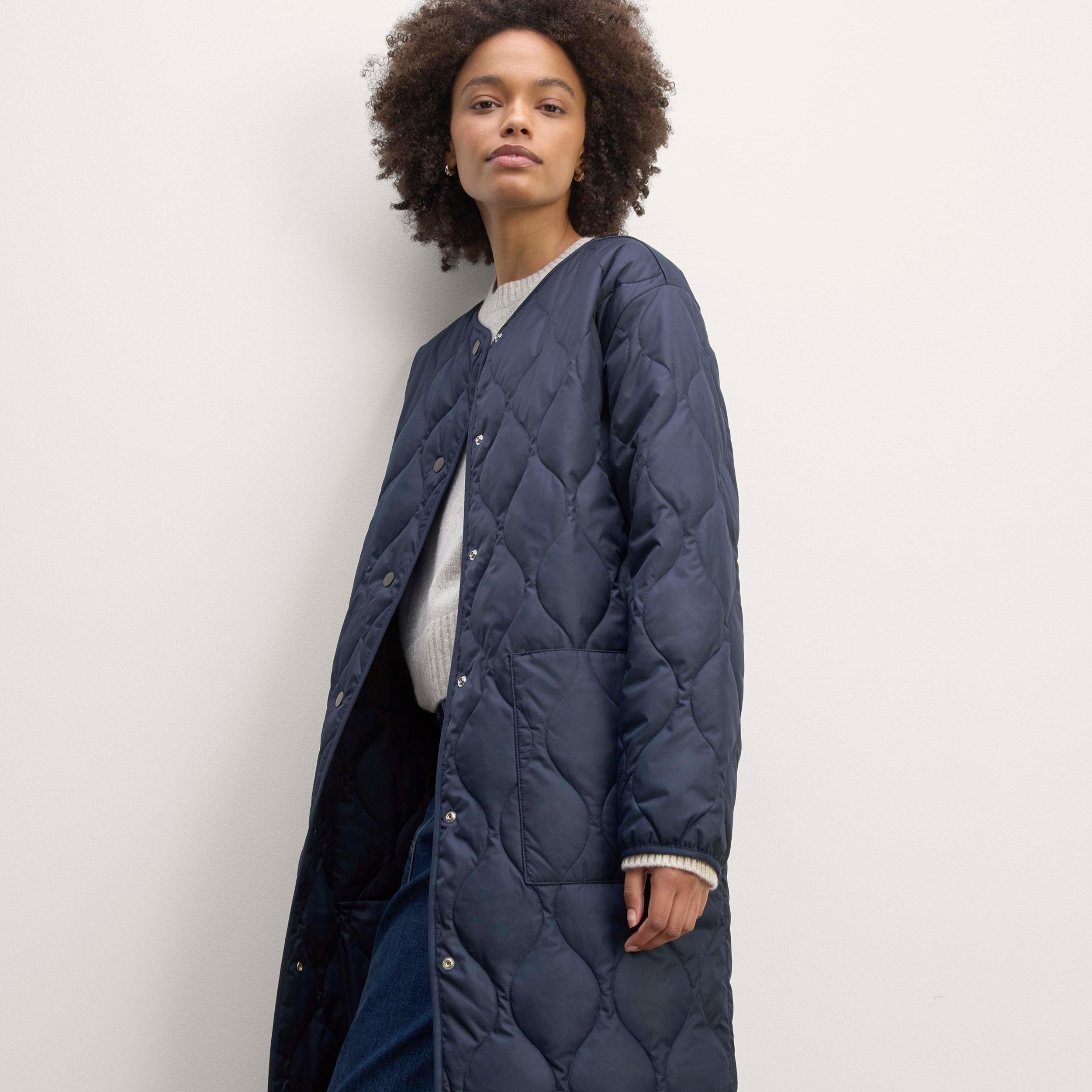 The Long Quilted Liner Product Image