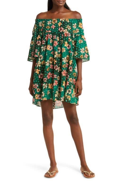 Womens Gallia Off-the-Shoulder Cover-Up Dress Product Image