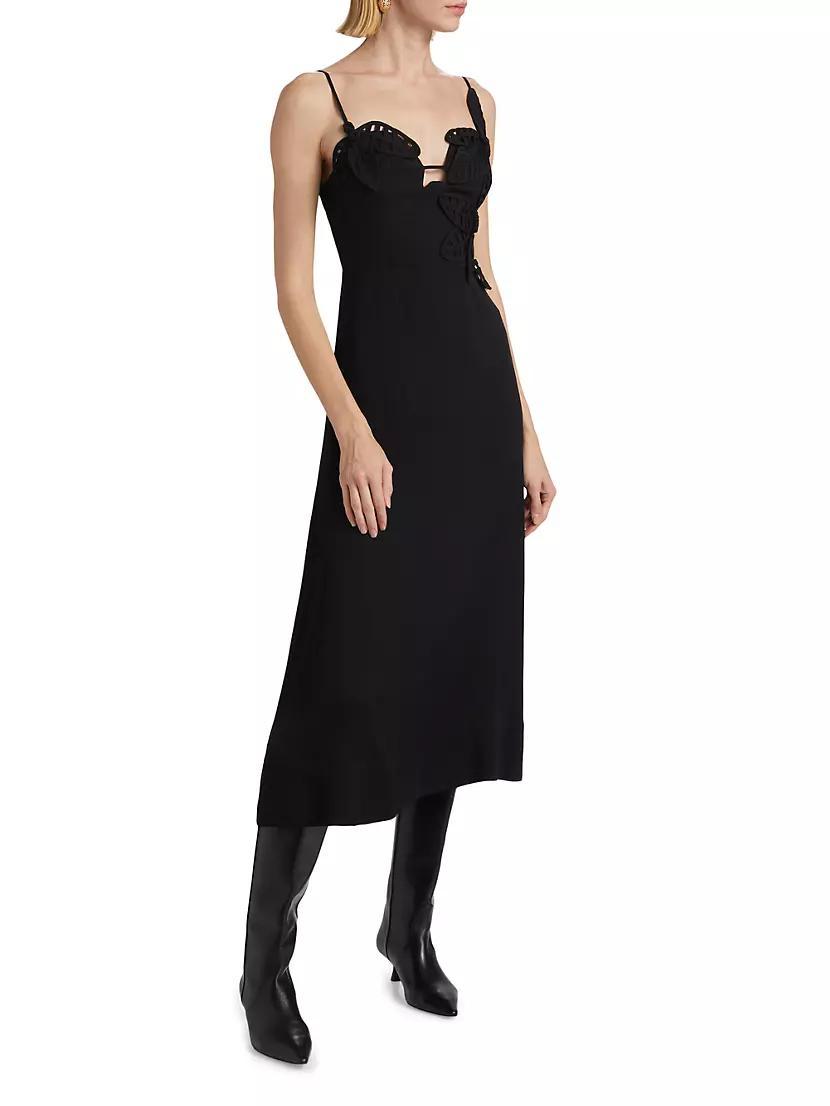 Flowered Bust Midi-Dress Product Image