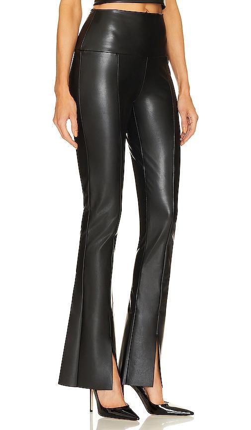 Womens Spat Flared Faux Leather Leggings Product Image
