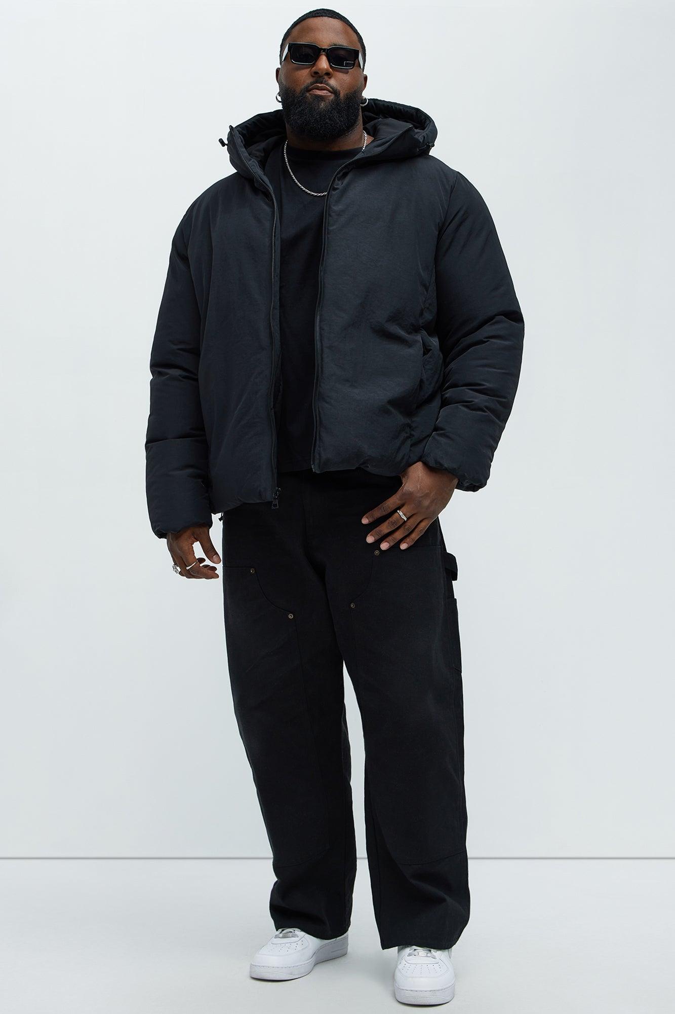 Jason Hooded Puffer Jacket - Black Product Image