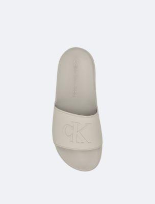 Calvin Klein Men's Men's Winston Slide - Grey - 7 Product Image