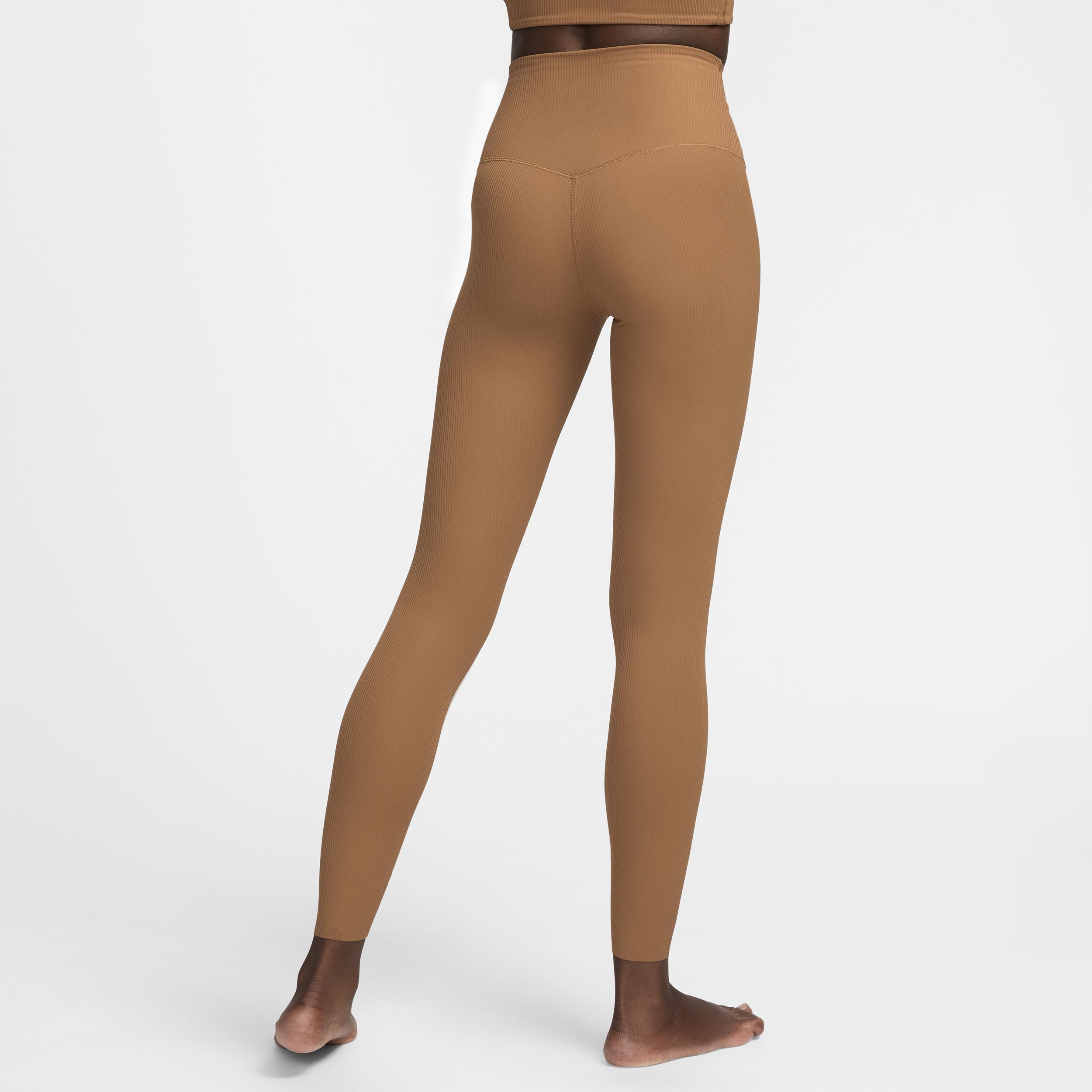 Nike Zenvy Rib Women's Gentle-Support High-Waisted 7/8 Leggings Product Image