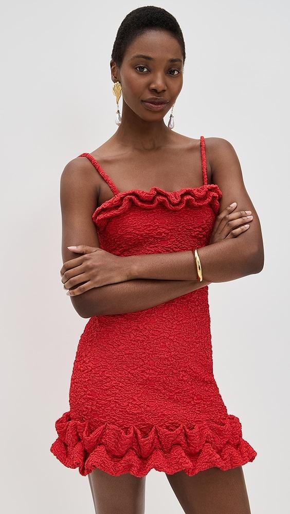 PatBO Papillon Jacquard Flutter Mini Dress | Shopbop Product Image