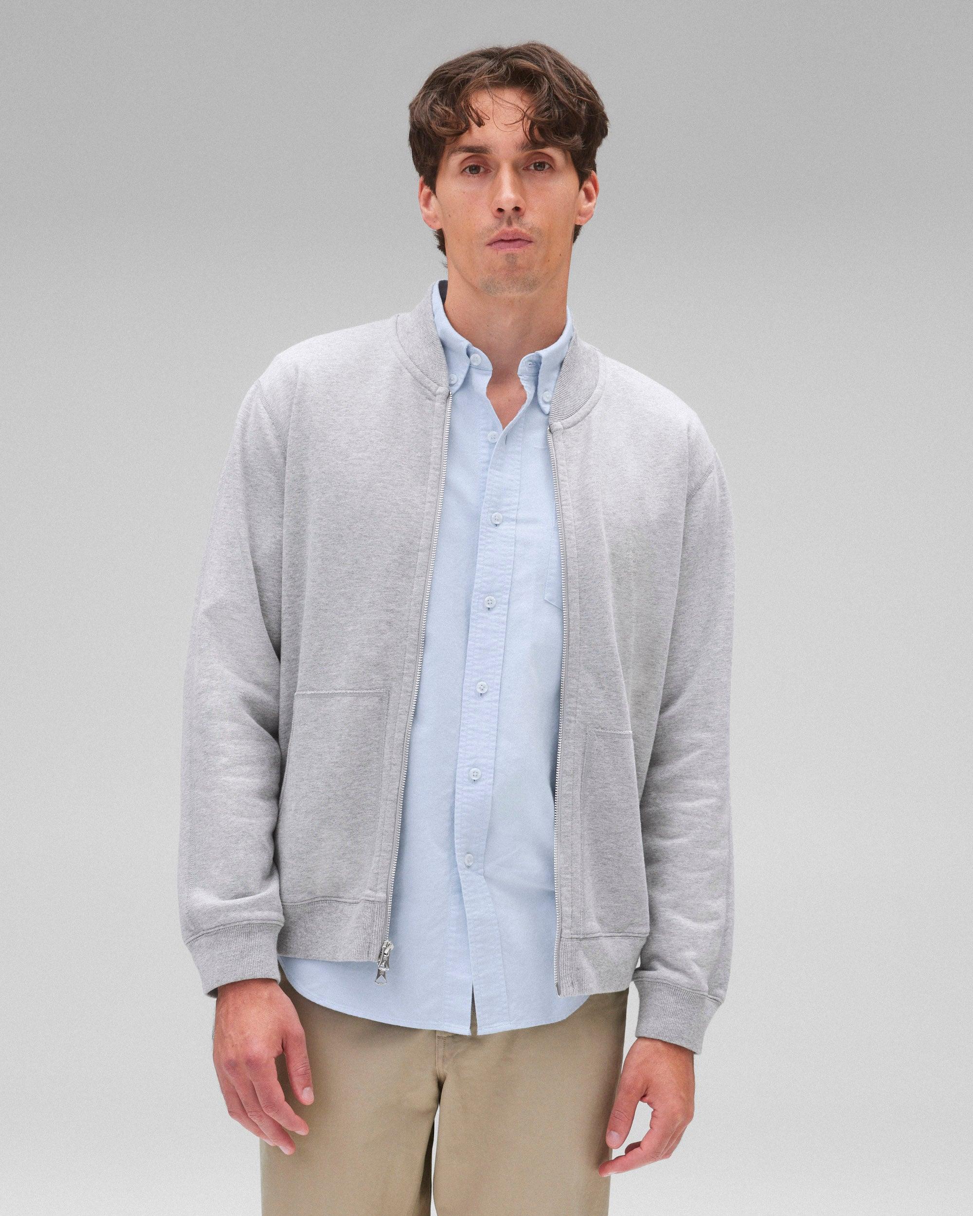 Midweight Terry Standard Zip Bomber Male Product Image