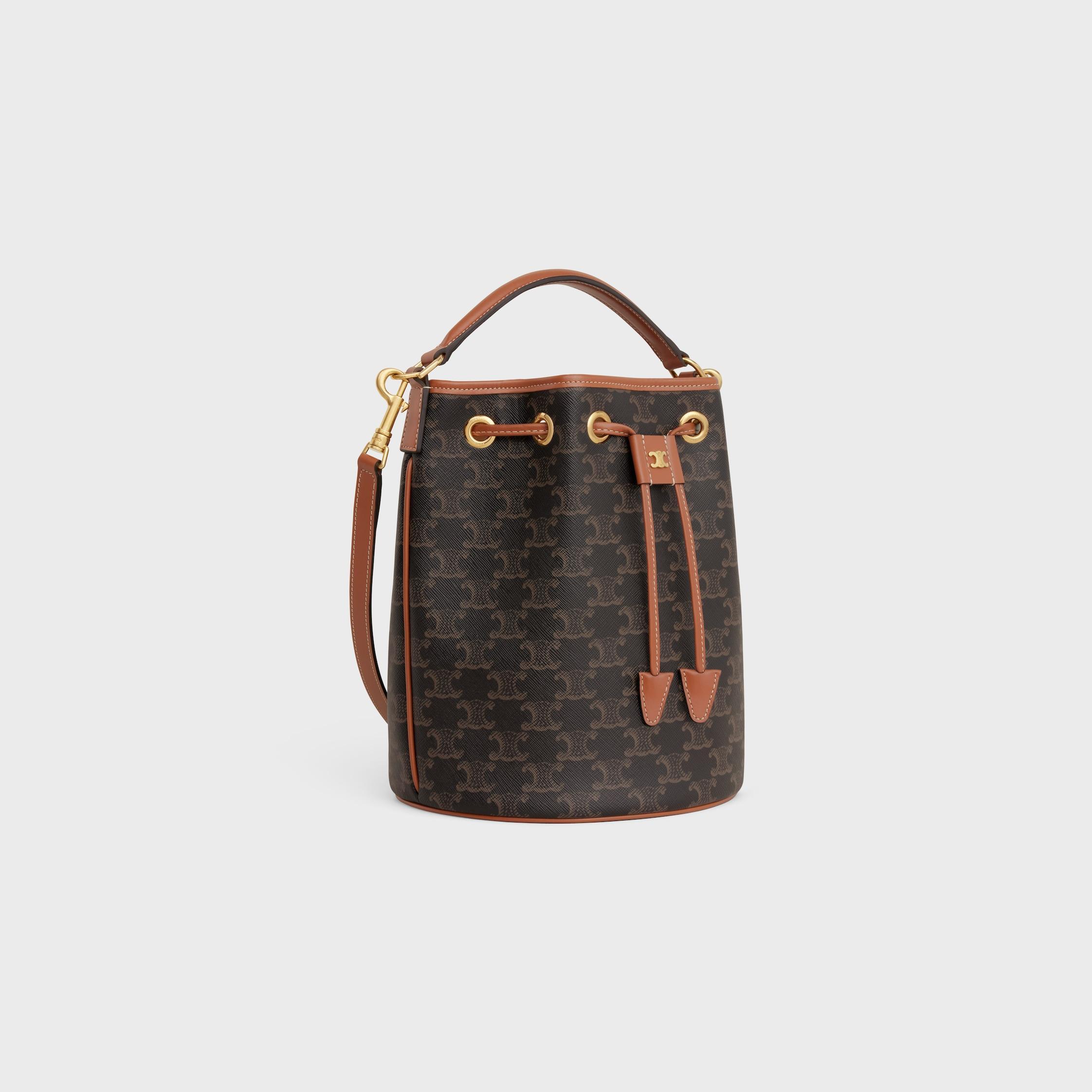 CLARA BAG IN TRIOMPHE CANVAS AND CALFSKIN Product Image