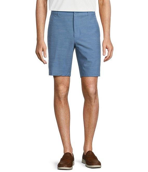Roundtree & Yorke Performance Stretch Classic Fit Flat Front 9#double; Shorts Product Image