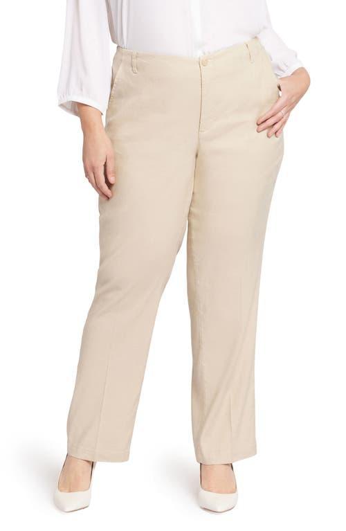 NYDJ Plus Size Marilyn Trousers (Feather) Women's Clothing Product Image