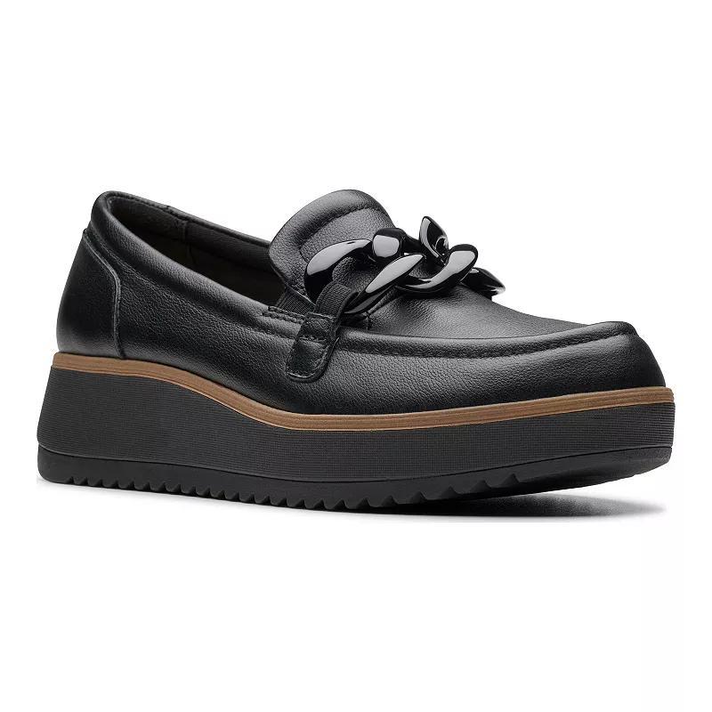 Clarks Zylah May Womens Leather Slip-On Shoes Product Image