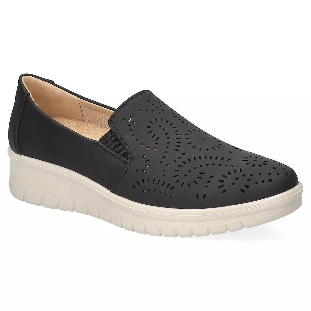 Ying by Easy Street Women's Comfort Flats, Size: 10 Wide, Black Product Image