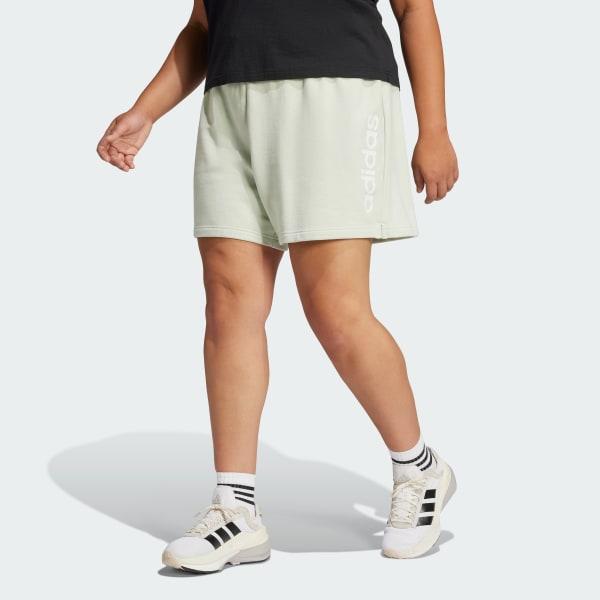 Plus Size adidas Essentials Linear French Terry Shorts, Womens Product Image