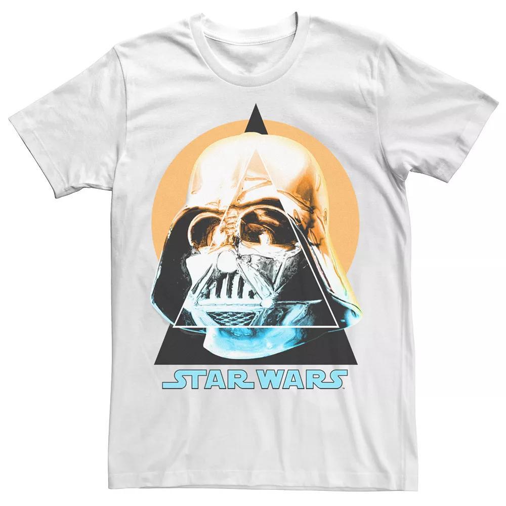 Men's Star Wars Darth Vader Geometric Tee, Size: XXL, White Product Image