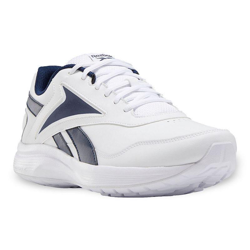 Reebok Walk Ultra 7 DMX Max Men's Walking Shoes, White Navy Royal Product Image