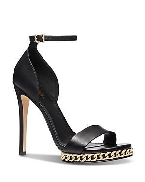 Jordyn Embellished Leather Platform Sandal Product Image