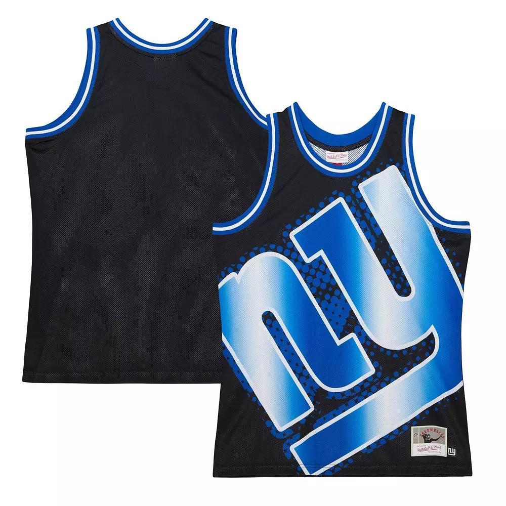 Men's Mitchell & Ness Black New York Giants Big Face 7.0 Fashion Tank Top, Size: Medium Product Image